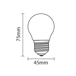 Ampoule LED E27 Globe G120 18W, Blanc Froid - Puissante, Durable et  Abordable chez Optonica