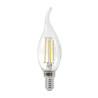 Ampoule LED Filament Tip Bougie C35T Verre Claire Dimmable E14 Blanc Chaud 2700K 4W pas cher 