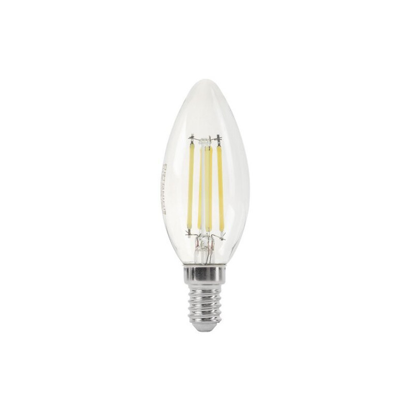 Ampoule LED Filament Bougie C35 Dimmable E14 Blanc Neutre 4000K 4W pas cher 